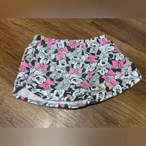 Disney Minnie Mouse Pink and Gray Kids Shorts